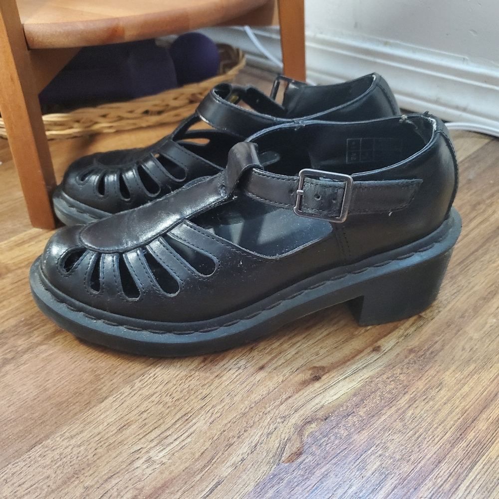 Doc martens heeled mary janes